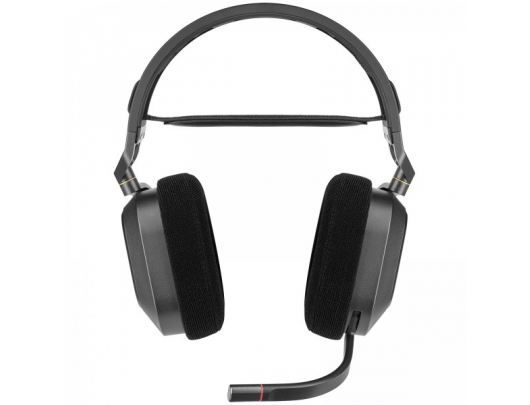 Ausinės Corsair Gaming Headset HS80 RGB WIRELESS Built-in microphone, Carbon, Over-Ear