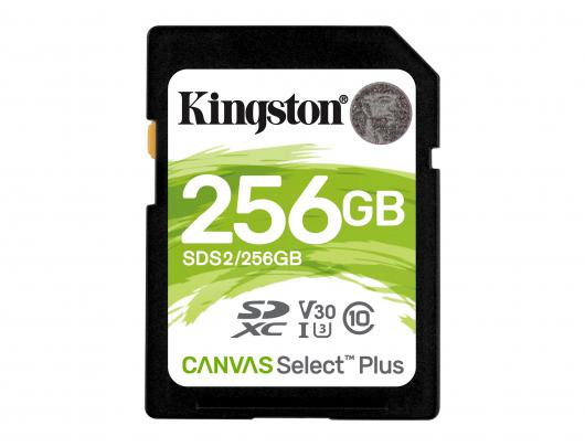 Atminties kortelė Kingston Canvas Select Plus - flash memory card - 256GB - SDXC UHS-I Kingston