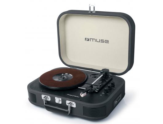 Patefonas Muse Turntable Stereo System MT-201 DG USB port, AUX in, 2x5 W, Black/Cream