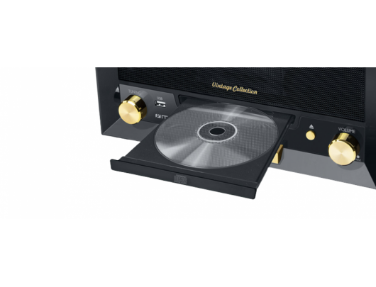 Patefonas Muse Turntable Micro System With Vinyl Deck MT-112 W USB port