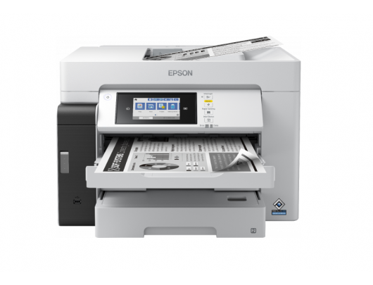 Rašalinis daugiafunkcinis spausdintuvas Epson Multifunctional printer EcoTank M15180 Contact image sensor (CIS), 3-in-1, Wi-Fi, Black and white