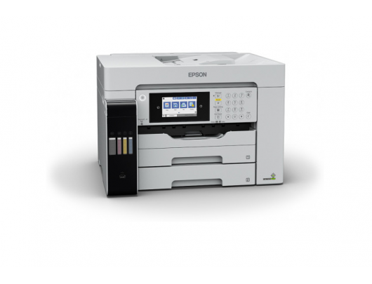 Rašalinis daugiafunkcinis spausdintuvas Epson Multifunctional printer EcoTank L15180 Contact image sensor (CIS), 4-in-1, Wi-Fi, Black and white