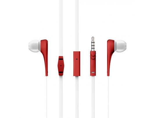 Ausinės su mikrofonu Energy Sistem Earphones Style 1+ 3.5 mm, In-ear/Ear-hook, Microphone, Red