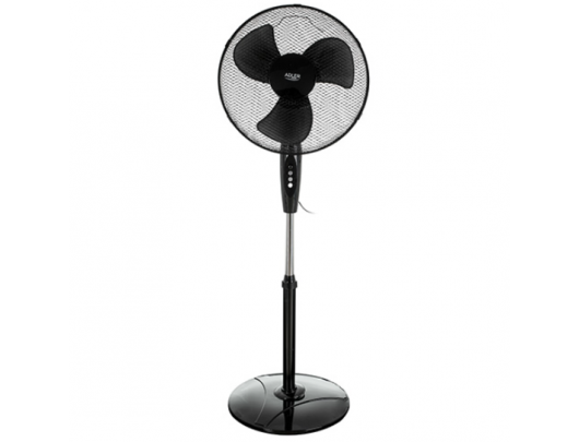 Ventiliatorius su stovu Adler Fan AD 7323b	 Stand Fan, Number of speeds 3, 90 W, Oscillation, Diameter 40 cm, Black