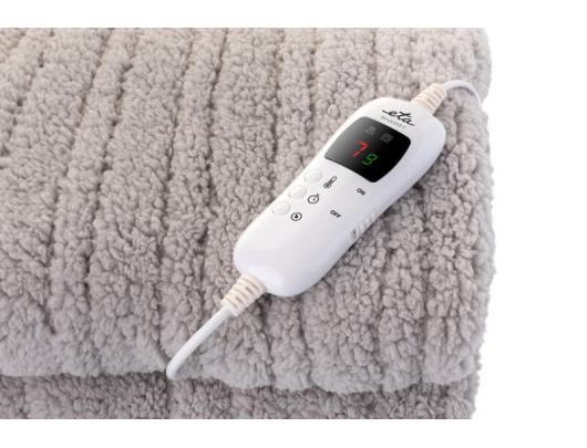 Šildoma antklodė ETA Electric Heated Blanket 4325 90000 Number of heating levels 9, Number of persons 1, Washable, Remote control, Shu velveteen & Cor