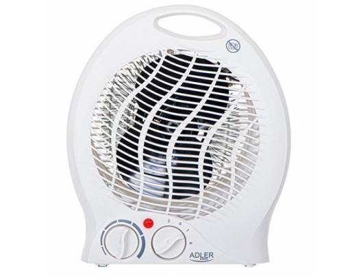 Šildytuvas Adler Heater AD 7728 Fan Heater, 2000 W, Number of power levels 2, White