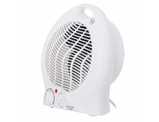 Šildytuvas Adler Heater AD 7728 Fan Heater, 2000 W, Number of power levels 2, White