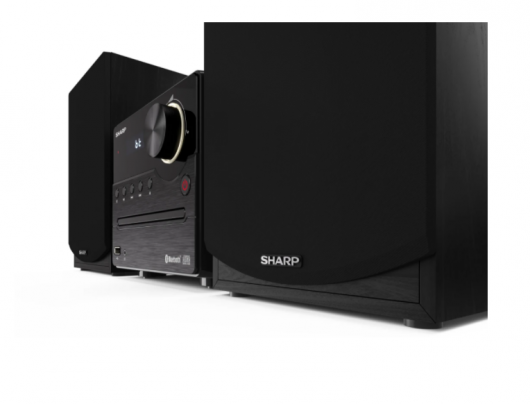 Muzikinis centras  Sharp XL-B512(BK), CD/FM/USB/Bluetooth v5.0, 45W, juoda
