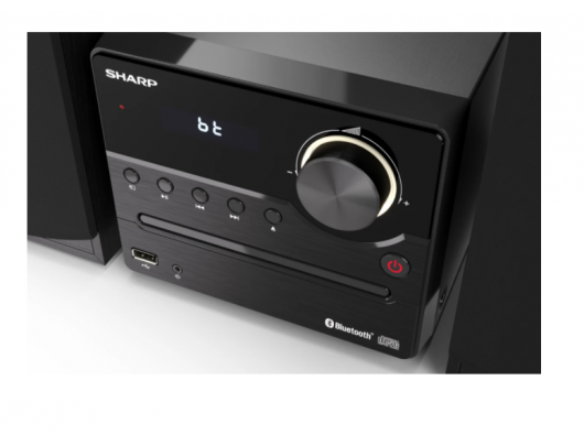 Muzikinis centras  Sharp XL-B512(BK), CD/FM/USB/Bluetooth v5.0, 45W, juoda