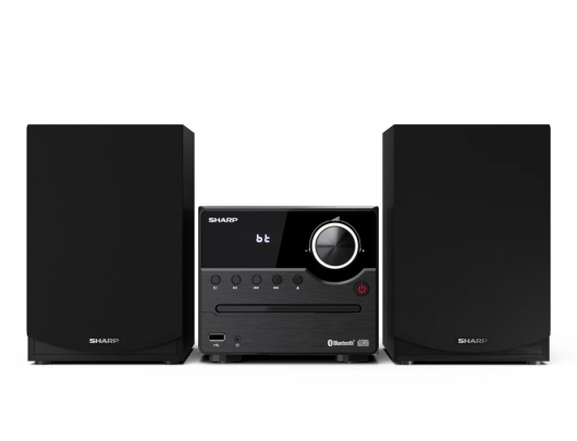 Muzikinis centras  Sharp XL-B512(BK), CD/FM/USB/Bluetooth v5.0, 45W, juoda