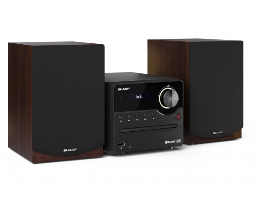 Muzikinis centras  Sharp XL-B512(BR), CD/FM/USB/Bluetooth v5.0, 45W, ruda