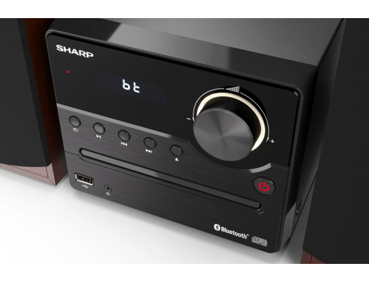 Muzikinis centras  Sharp XL-B512(BR), CD/FM/USB/Bluetooth v5.0, 45W, ruda