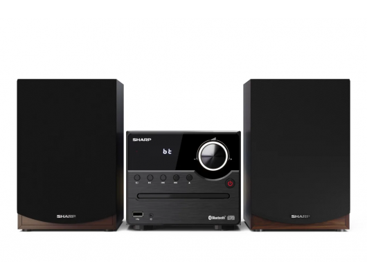Muzikinis centras  Sharp XL-B512(BR), CD/FM/USB/Bluetooth v5.0, 45W, ruda