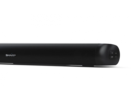 Garso sistema Sharp HT-SB107, 2.0, HDMI ARC/CEC, Aux-in, Optical, Bluetooth, blizgi juoda