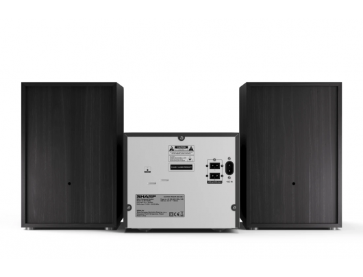 Muzikinis centras  Sharp XL-B517D(BK), CD grotuvas/FM radijas/USB/Bluetooth v5.0, Aux-in, 45W, juoda
