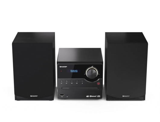 Muzikinis centras  Sharp XL-B517D(BK), CD grotuvas/FM radijas/USB/Bluetooth v5.0, Aux-in, 45W, juoda