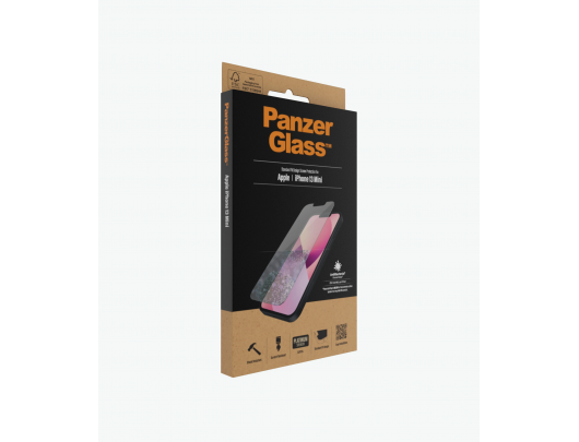Ekrano apsauga PanzerGlass Clear Screen Protector, Apple, iPhone 13 Mini, Tempered glass