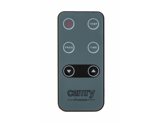 Šildytuvas Camry CR 7721 Convection glass heater LCD with remote control, 1500 W, Number of power levels 2, White