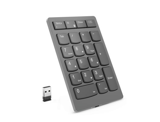 Skaičių klaviatūra Lenovo Go Wireless Numeric Keypad Storm Grey