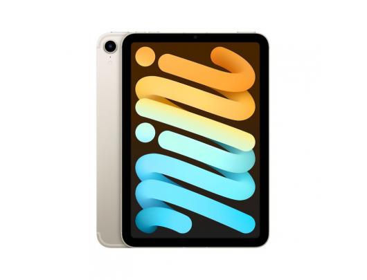 Planšetinis kompiuteris Apple iPad Mini 6th Gen 8.3", Starlight, Liquid Retina IPS LCD, A15 Bionic, 4GB, 256GB, 5G, Wi-Fi, 12 MP, 12 MP, Bluetooth, 5