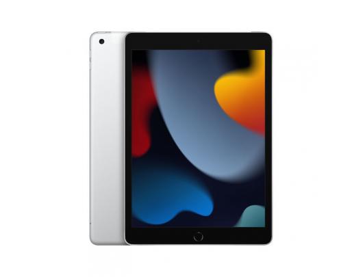 Planšetinis kompiuteris Apple iPad 10.2" 9th Gen Silver, Retina IPS LCD, A13 Bionic, 3GB, 256GB, 4G, Wi-Fi, 12 MP, 8 MP, Bluetooth, 4.2, iPadOS, 15,