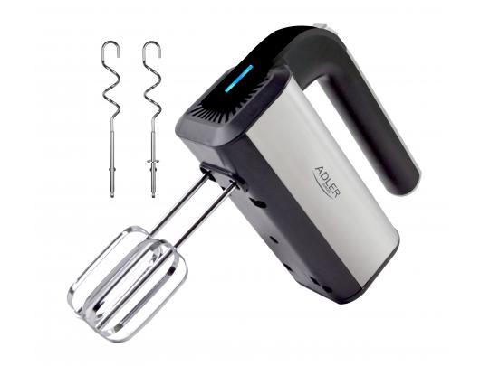 Mikseris Adler Hand mixer AD 4225 Hand Mixer 300 W Number of speeds 5 Turbo mode Stainless steel