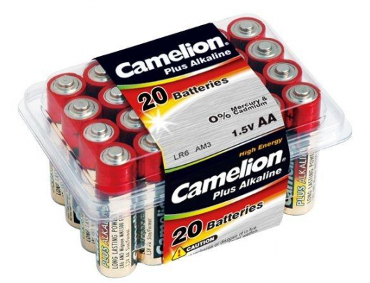 Baterijos Camelion LR6-BP20 AA/LR6, Plus Alkaline, 20 pc(s)