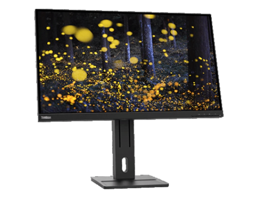 Monitorius Lenovo ThinkVision E27q-20 27 ", IPS, QHD, 16:9, 4 ms, 350 cd/m², Raven Black, 75 Hz, DisplayPorts quantity 1, 2560 x 1440, HDMI ports quan