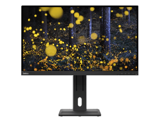 Monitorius Lenovo ThinkVision E27q-20 27 ", IPS, QHD, 16:9, 4 ms, 350 cd/m², Raven Black, 75 Hz, DisplayPorts quantity 1, 2560 x 1440, HDMI ports quan
