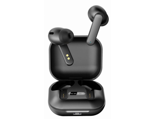 Ausinės Gembird TWS Earbuds FitEar-X100B Wireless, Bluetooth, In-Ear, Black