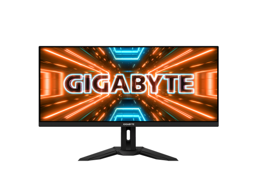 Monitorius Gigabyte Gaming M34WQ-EK 34", IPS, WQHD, 3440 x 1440, 21:9, 1 ms, 400 cd/m², HDMI ports quantity 2, 144 Hz