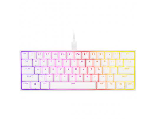 wired white keyboard