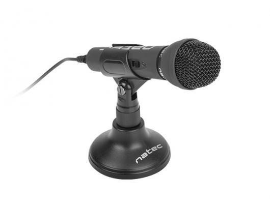 Mikrofonas Natec Microphone NMI-0776 Adder Black, Wired