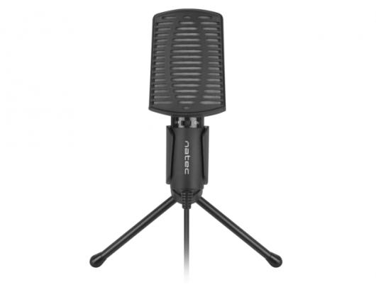 Mikrofonas Natec Microphone NMI-1236 Asp Black, Wired
