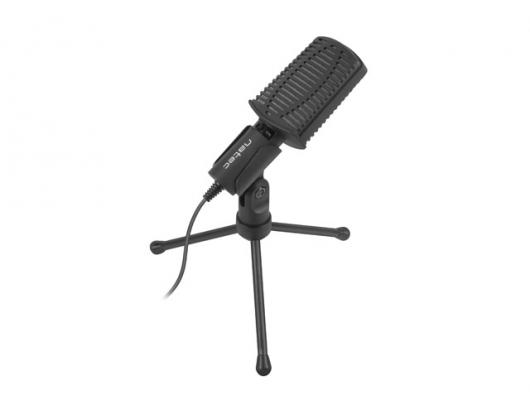 Mikrofonas Natec Microphone NMI-1236 Asp Black, Wired