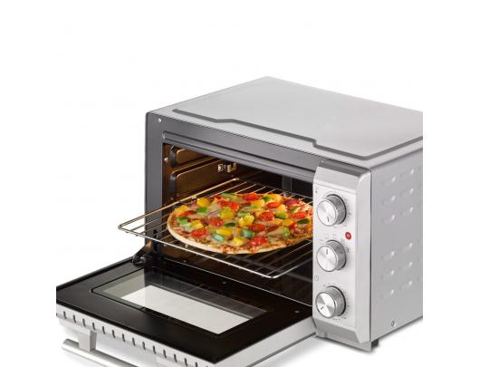 Mini orkaitė Caso Compact oven TO 20 SilverStyle 20 L, Electric, Easy Clean, Manual, Height 27 cm, Width 45 cm, Silver