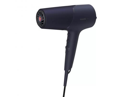 Plaukų džiovintuvas Philips BHD510/00, 2300 W, 3 temperatūros nustatymai, joninė funkcija, difuzoriaus antgalis, mėlynas/metalo.