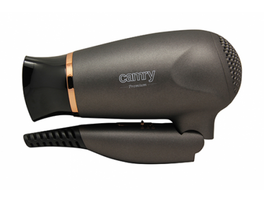 Plaukų džiovintuvas Camry Hair Dryer CR 2261 1400 W, Number of temperature settings 2, Metallic Grey/Gold