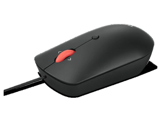 Pelė Lenovo ThinkPad USB-C Wired Compact Mouse Raven black, USB-C