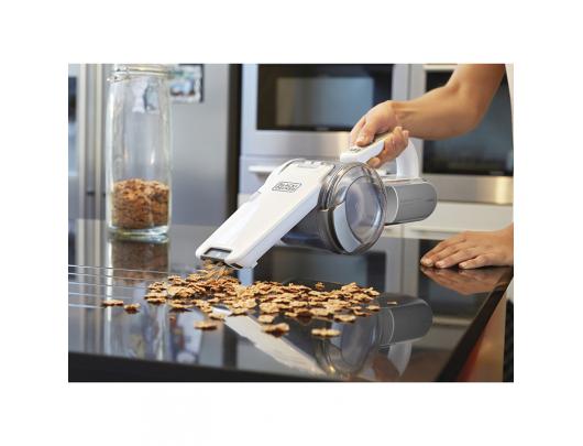 Rankinis dulkių siurblys BLACK & DECKER PV1820L-QW Belaidis rankinis 18 V Balta