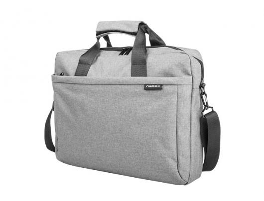 Krepšys Natec Laptop Bag, Mustela, 15.6", Grey