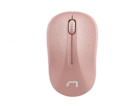 Belaidė pelė Natec Mouse, Toucan, Wireless, 1600 DPI, Optical, Pink-White