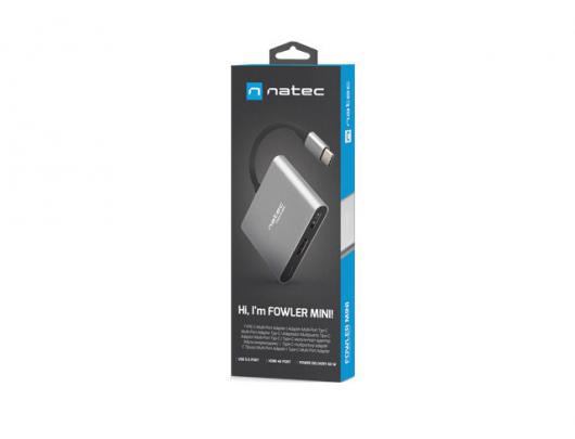 Jungčių stotelė Natec Multi-Port Adapter, Fowler, USB-C, HDMI, USB 3.0