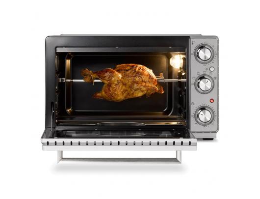 Mini orkaitė Caso Compact oven TO 26 SilverStyle 26 L, Electric, Easy Clean, Manual, Height 30 cm, Width 48 cm, Silver