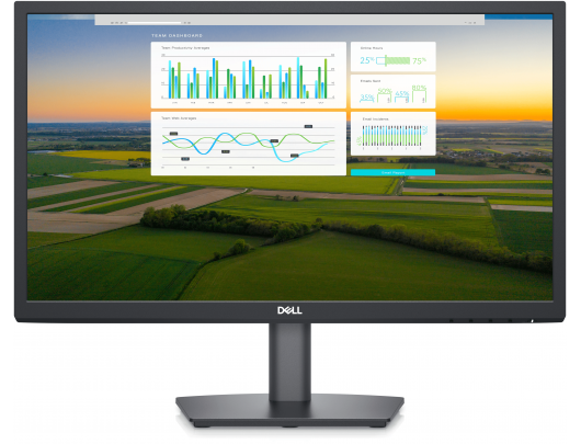 Monitorius Dell LCD E2222H 21.5", VA, FHD, 1920 x 1080, 16:9, 5 ms, 250 cd/m², Black, 60 Hz