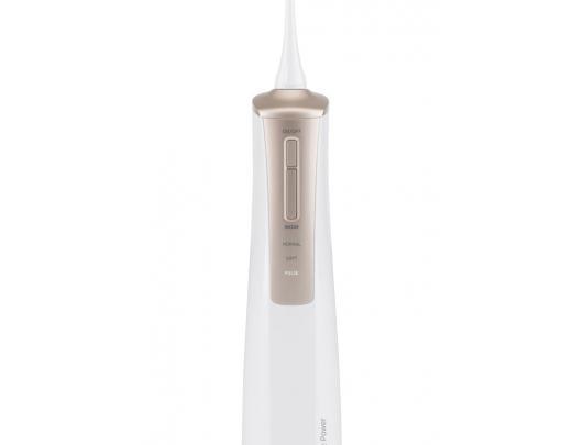 Tarpdančių irigatorius ETA Oral Irrigator Sonetic ETA270890000 Cordless, 200 ml, Number of heads 2, White/Gold