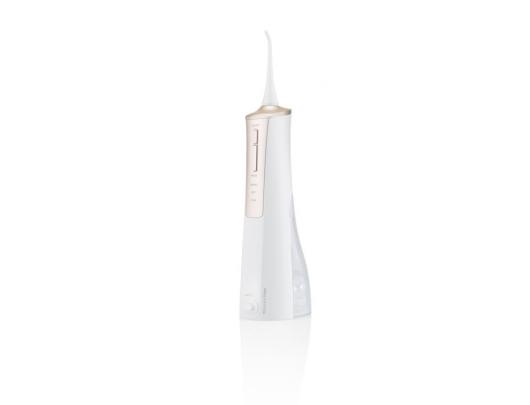 Tarpdančių irigatorius ETA Oral Irrigator Sonetic ETA270890000 Cordless, 200 ml, Number of heads 2, White/Gold