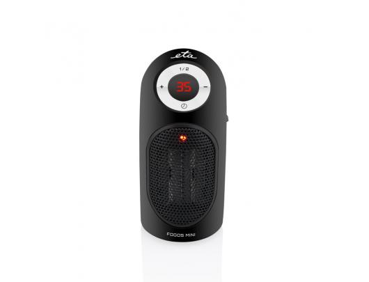 Šildytuvas ETA Heater ETA162390000 Fogos mini Fan heater, 400 W, Suitable skirtas rooms up to 8 m², Black