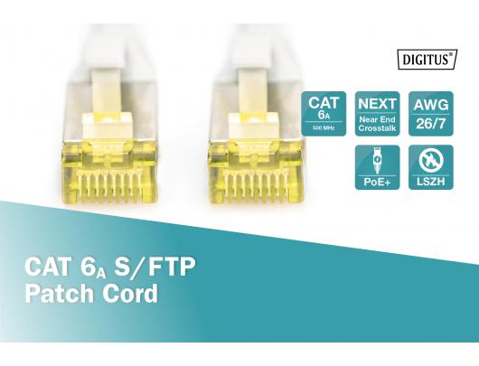 Tinklo kabelis Digitus CAT 6a 0.5 m pilkas