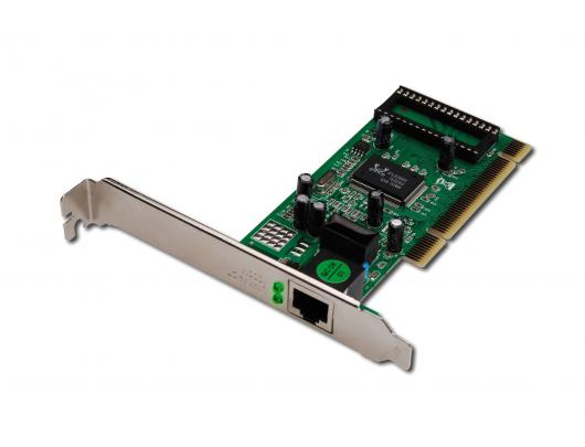 LAN plokštė Digitus Gigabit Ethernet PCI Network Card DN-10110 PCI, 1000 Mbit/s